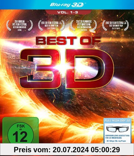 Best of 3D - Vol. 1-3 [3D Blu-Ray] von Various