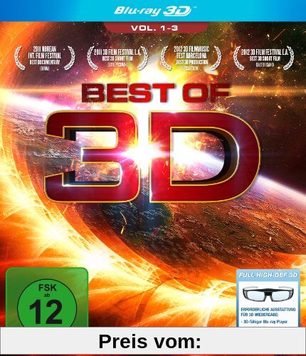 Best of 3D - Vol. 1-3 [3D Blu-Ray] von Various