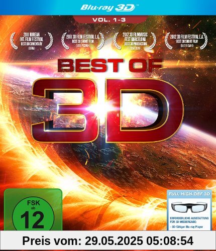 Best of 3D - Vol. 1-3 [3D Blu-Ray] von Various