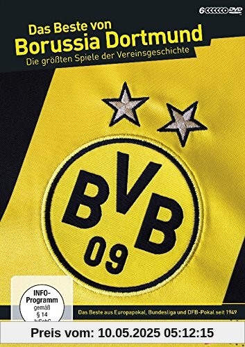 Das Beste von BORUSSIA DORTMUND - Die größten Spiele der Vereinsgeschichte (6-DVD-Box) von Various