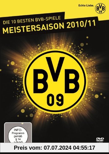Die 10 besten BVB-Spiele - Meistersaison 2010/2011 [5 DVDs] BVB Borussia Dortmund von Various