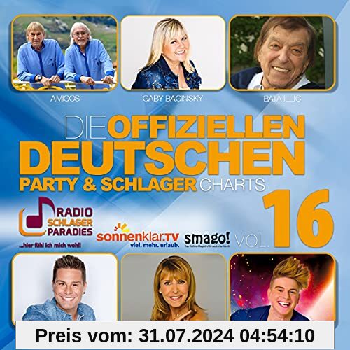 Die offiziellen dt. Party & Schlager Charts Vol.16 von Various