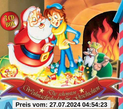 Die schönsten Weihnachtslieder und Geschichten - 3 CD Box von Various