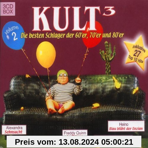 Kult3 - Die besten Schlager der 60er, 70er und 80er Jahre von Various