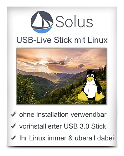 Linux Solus mit 64 Bit - Live Version - bootfähig - Betriebssystem von Various