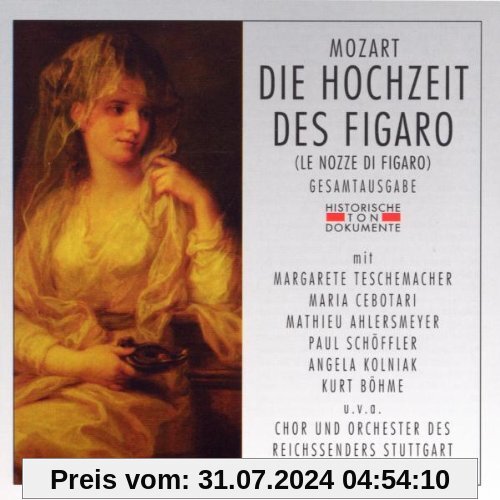 Mozart: Die Hochzeit des Figaro (Gesamtaufnahme) (Aufnahme Stuttgart 1938) von Various
