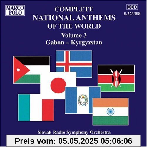 Nationalhymnen Vol. 3 (Länder von Gabun bis Kirgisien) von Various
