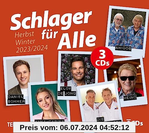 Schlager Für Alle:Herbst/Winter 2023/2024 von Various
