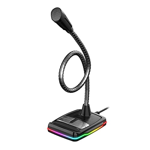 Varr VGMD1 SCHWARZES Desktop RGB USB Gaming MIKROFON von Varr