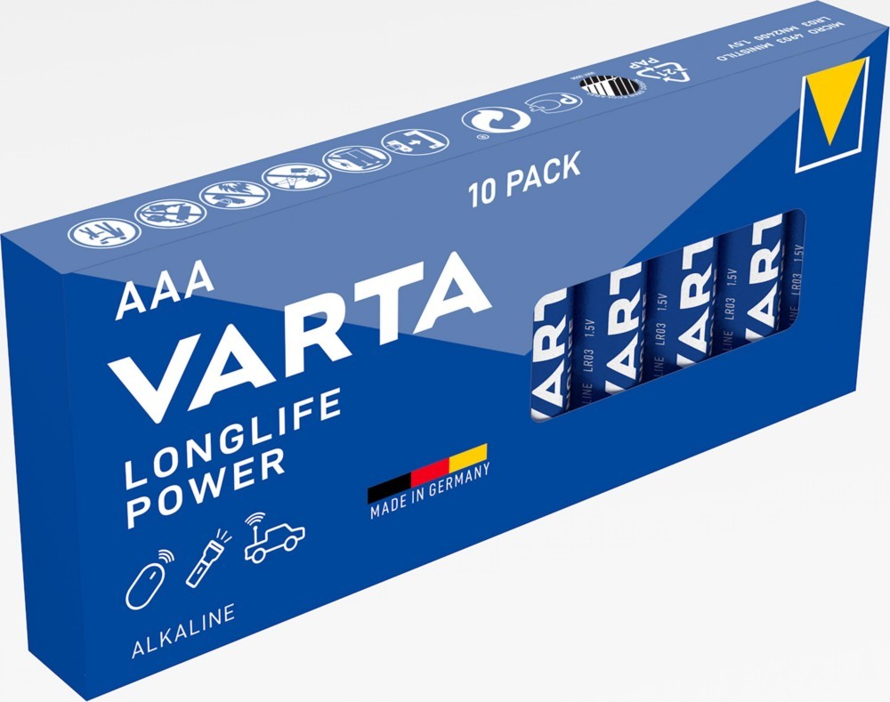 10 Stk. Varta Cons.Varta Batterie Longl.Power 4903 Stk.1 AAA 04903121111 10 Stk. Varta Cons.Varta Batterie Longl.Power 4903 Stk.1 AAA 04903121111 von Varta Cons.Varta