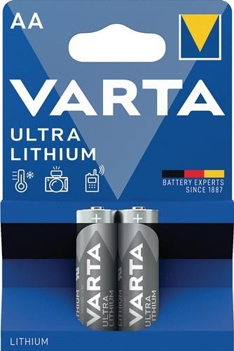 Varta Batterie ULTRA Lithium 1,5 V AA Mignon 2900 mAh FR14505 6106 2 St./Bl. von Varta Cons.Varta