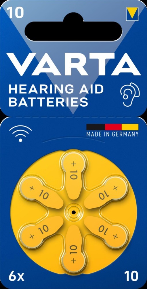 Varta Cons.Varta Hörgerätebatterie VARTAHearAidB10Bli6 24610 101 416 Varta Cons.Varta Hörgerätebatterie VARTAHearAidB10Bli6 24610 101 416 von Varta Cons.Varta