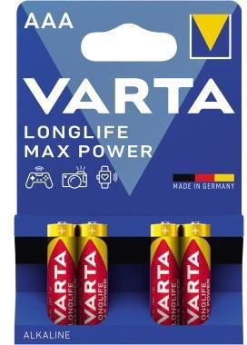 Varta Cons.Varta Longlife Max Power Micro 4703 Blister 4 04703101404 Varta Cons.Varta Longlife Max Power Micro 4703 Blister 4 04703101404 von Varta Cons.Varta