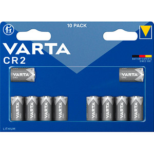 10 VARTA Batterien CR2 Fotobatterie 3,0 V von Varta