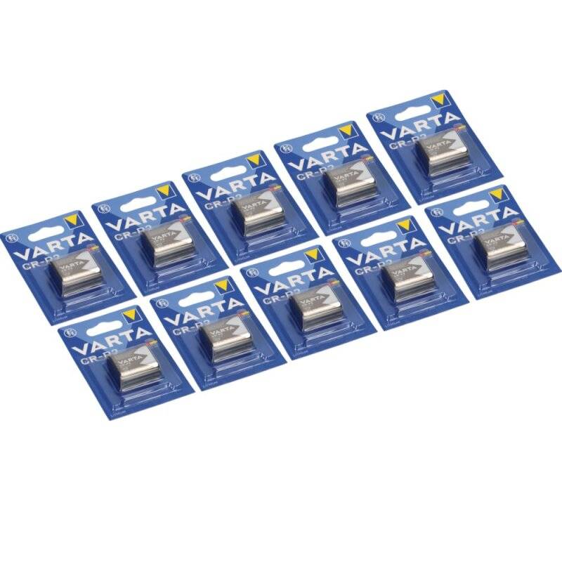 10x CR-P2 CRP2 Foto-Batterie Lithium 6V VARTA Profi von Varta