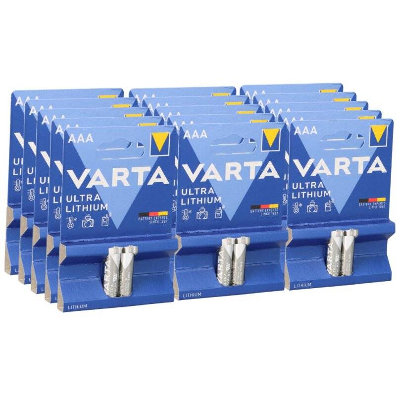 15x Varta Professional Lithium Micro Batterie 2er Blister AAA von Varta