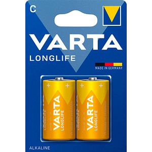 2 VARTA Batterien LONGLIFE Baby C 1,5 V 2 VARTA Batterien LONGLIFE Baby C 1,5 V von Varta