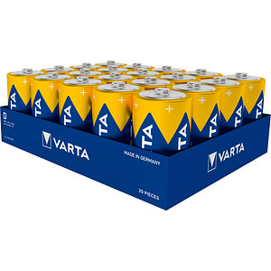 20 VARTA Batterien LONGLIFE Power Mono D 1,5 V von Varta