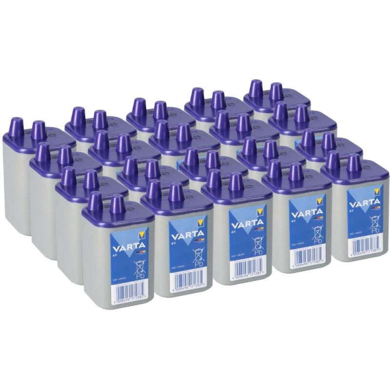 20x Varta 430 4R25 Longlife 6V 7500mAh von Varta