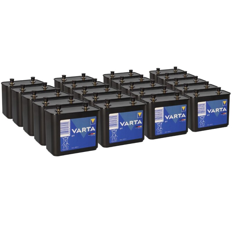 20x Varta V540 4R25-2 Blockbatterie 6V 19Ah 65F100 LR820 von Varta