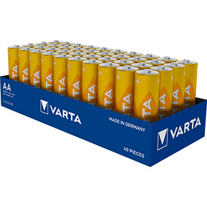 40 VARTA Batterien LONGLIFE Mignon AA 1,5 V von Varta