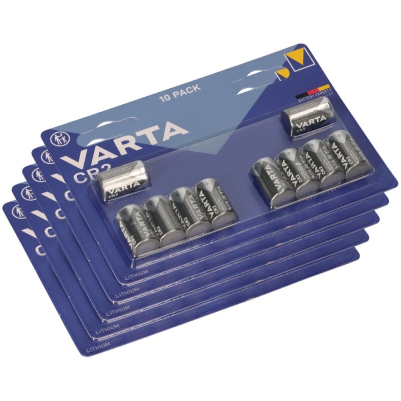 50x CR2 3V Photo Blister Varta Batterie Lithium von Varta