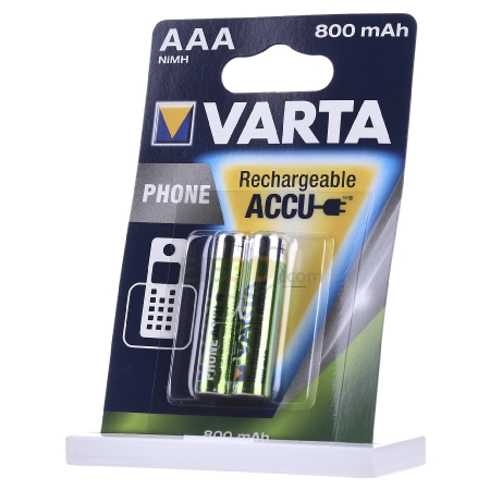 58398 Bli.2  - Recharge Accu Phone AAA 1,2V/800mAh/NiMH 58398 Bli.2 von Varta