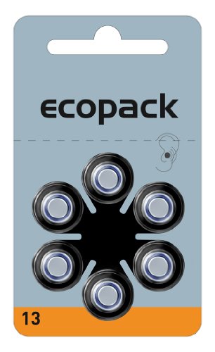 6 Varta ecopack 13 im Blister Hörgeräte Hörgerätebatterien batterien PR48 1.4V 6 Varta ecopack 13 im Blister Hörgeräte Hörgerätebatterien batterien PR48 1.4V von VARTA