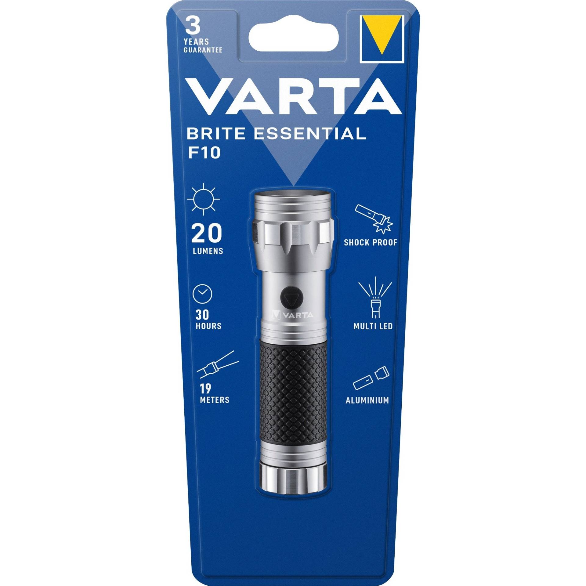 Brite Essential F10, Taschenlampe von Varta