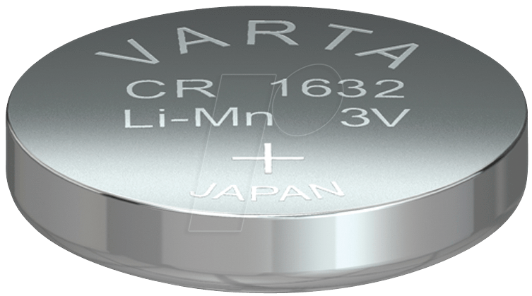 CR 1632 VAR - Lithium-Knopfzelle, 3 V, 140 mAh, 16x3,2 mm von Varta