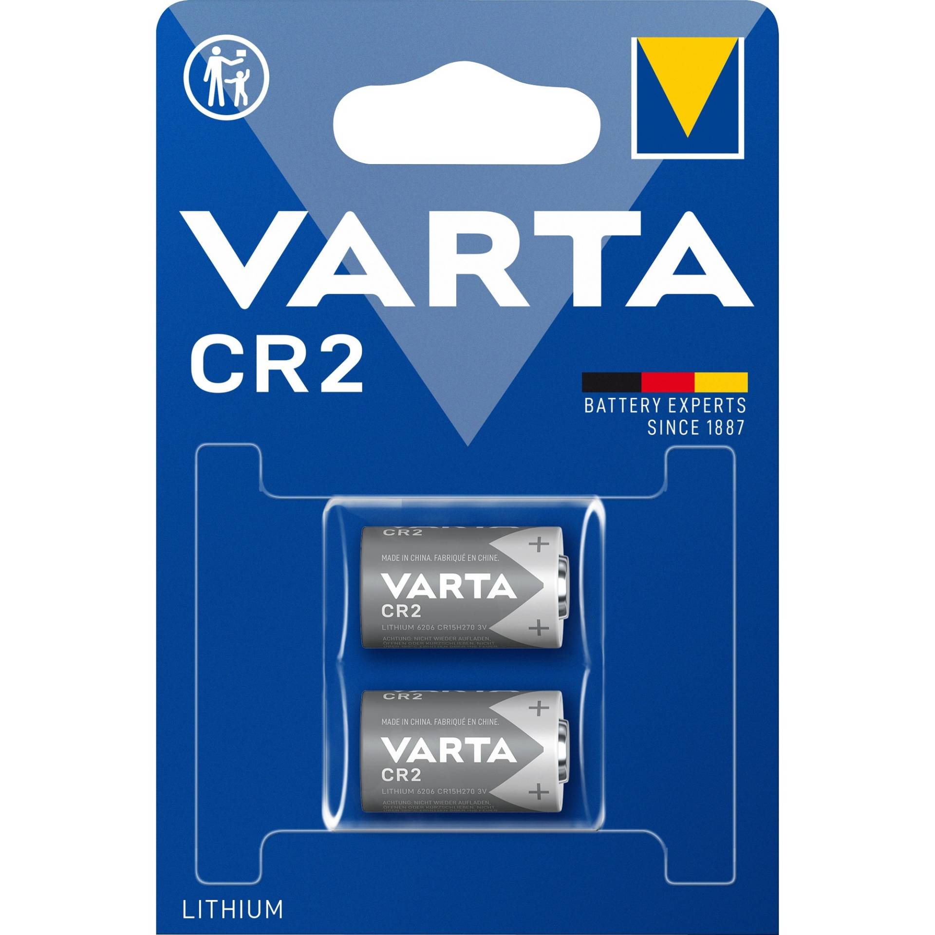 CR2, Batterie von Varta
