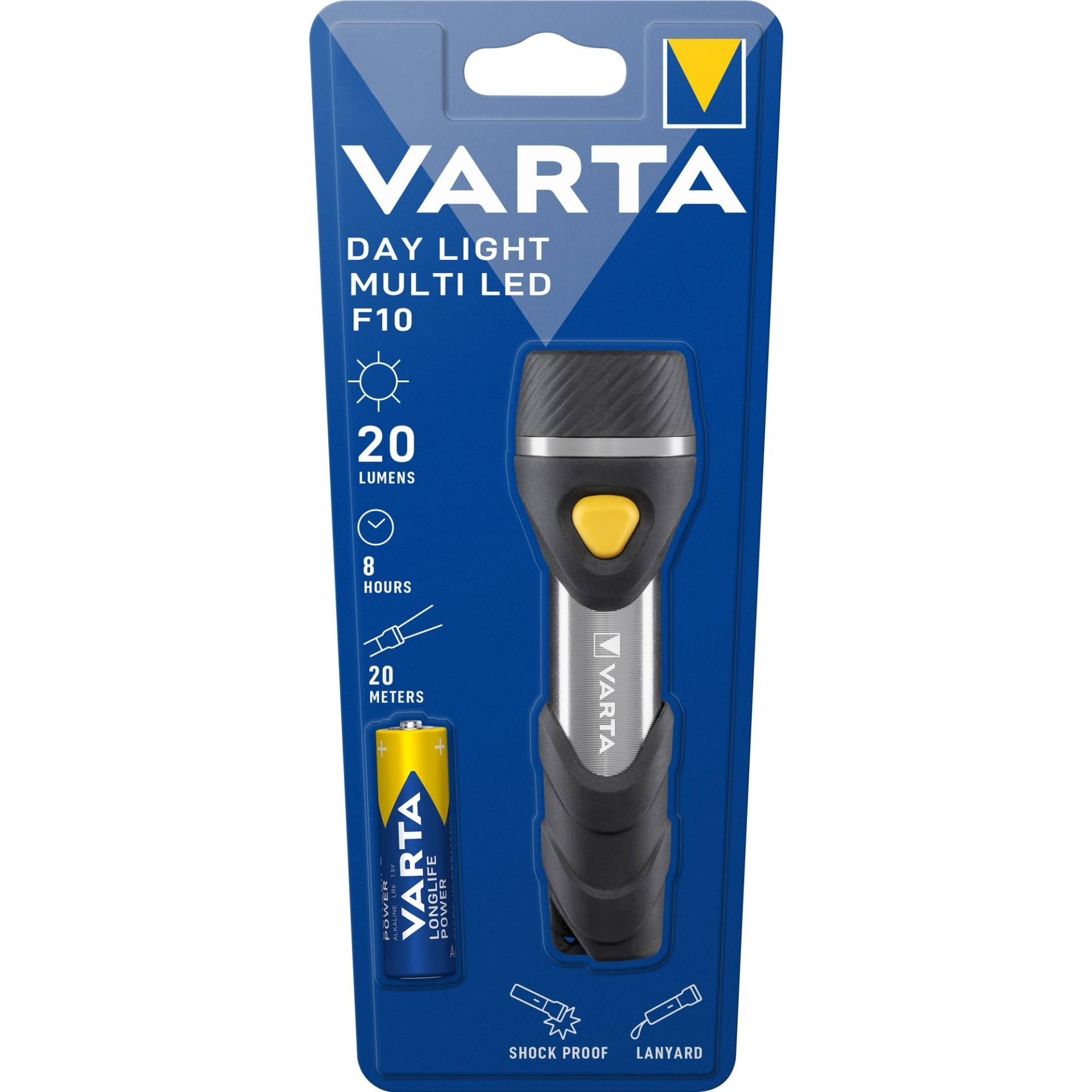 Daylight Multi LED F10, Taschenlampe von Varta