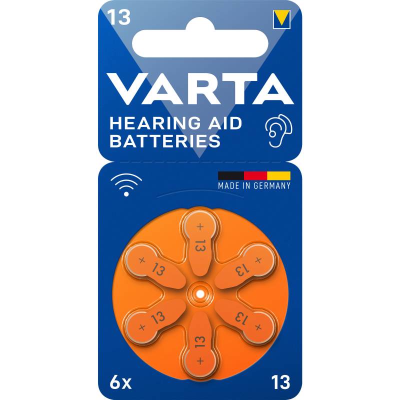 Hörgerätebatterie Hearing Aid Zinc Air 13, PR48 von Varta