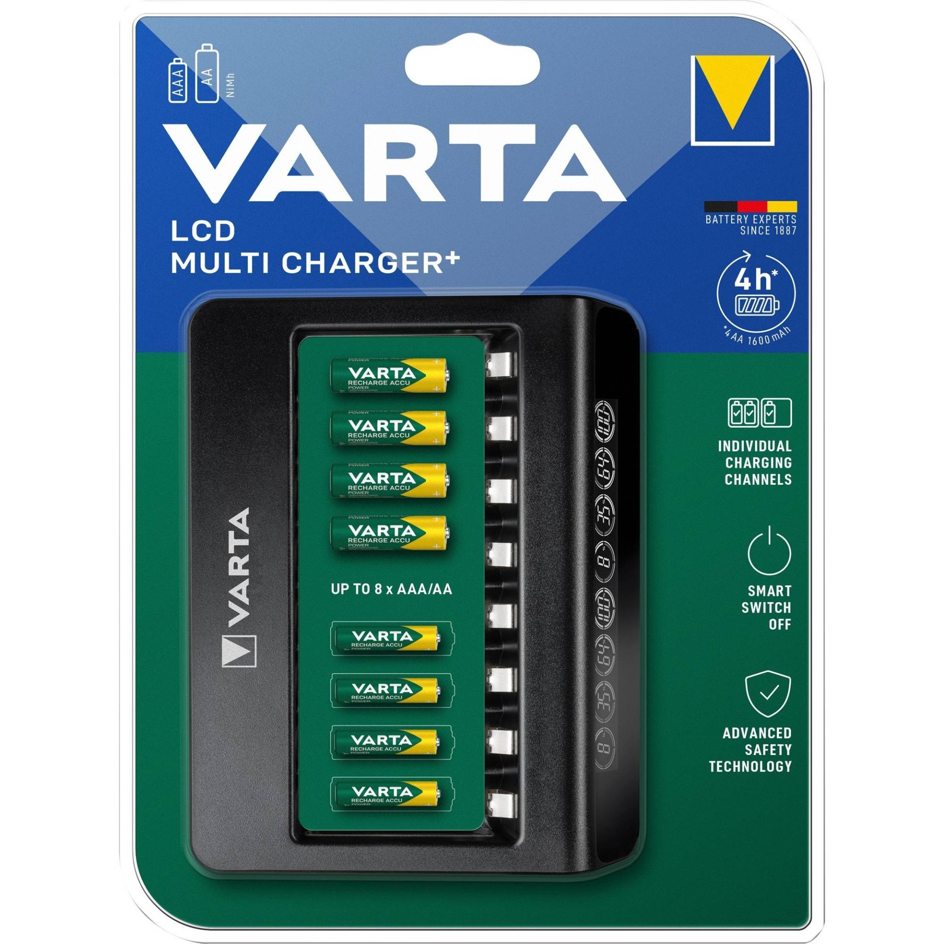 LCD Multi Charger+, Ladegerät LCD Multi Charger+, Ladegerät von Varta