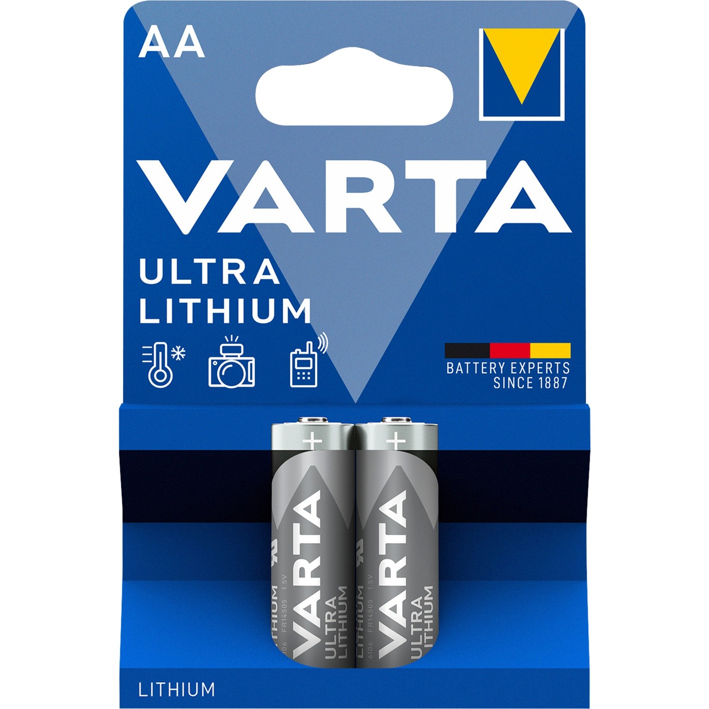 Lithium, Batterie von Varta