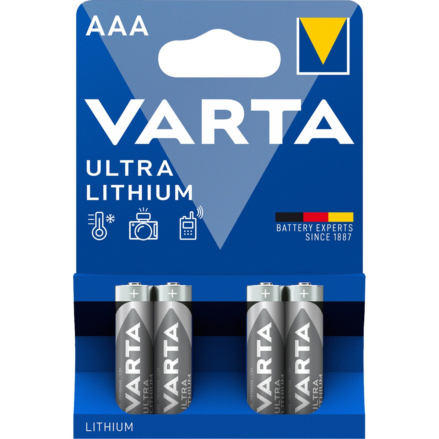 Lithium, Batterie von Varta