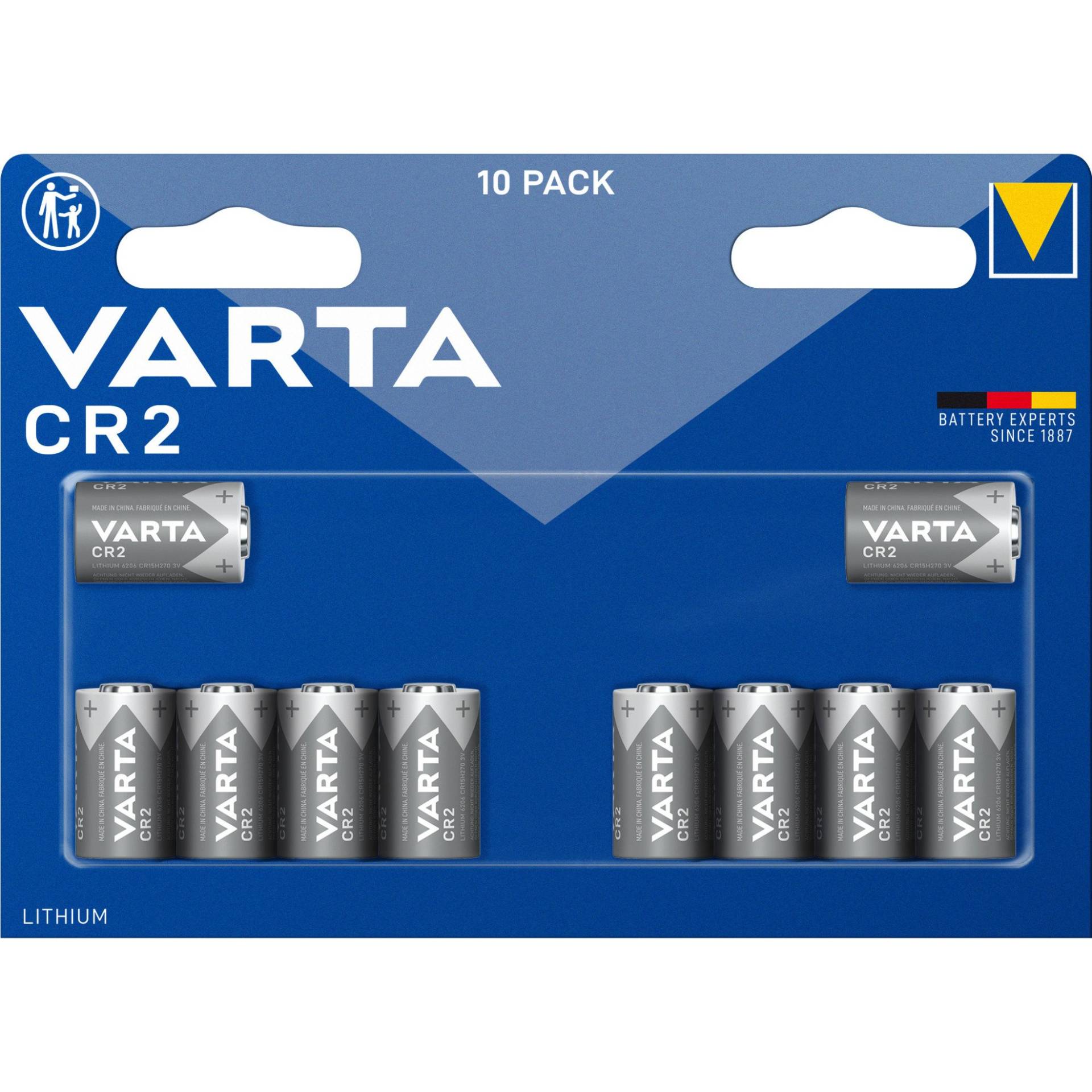 Lithium Cylindrical Batterie CR2 3V, CR15H270 Lithium Cylindrical Batterie CR2 3V, CR15H270 von Varta