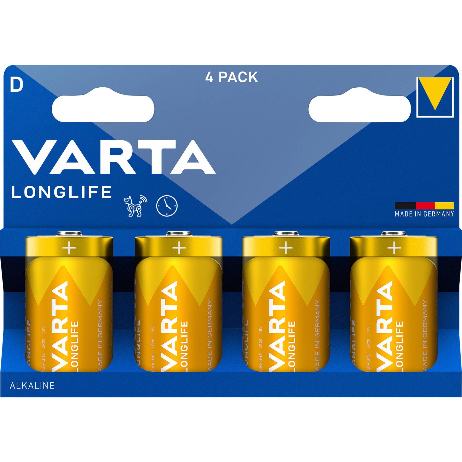 Longlife Batterie LR20, D (Mono) von Varta