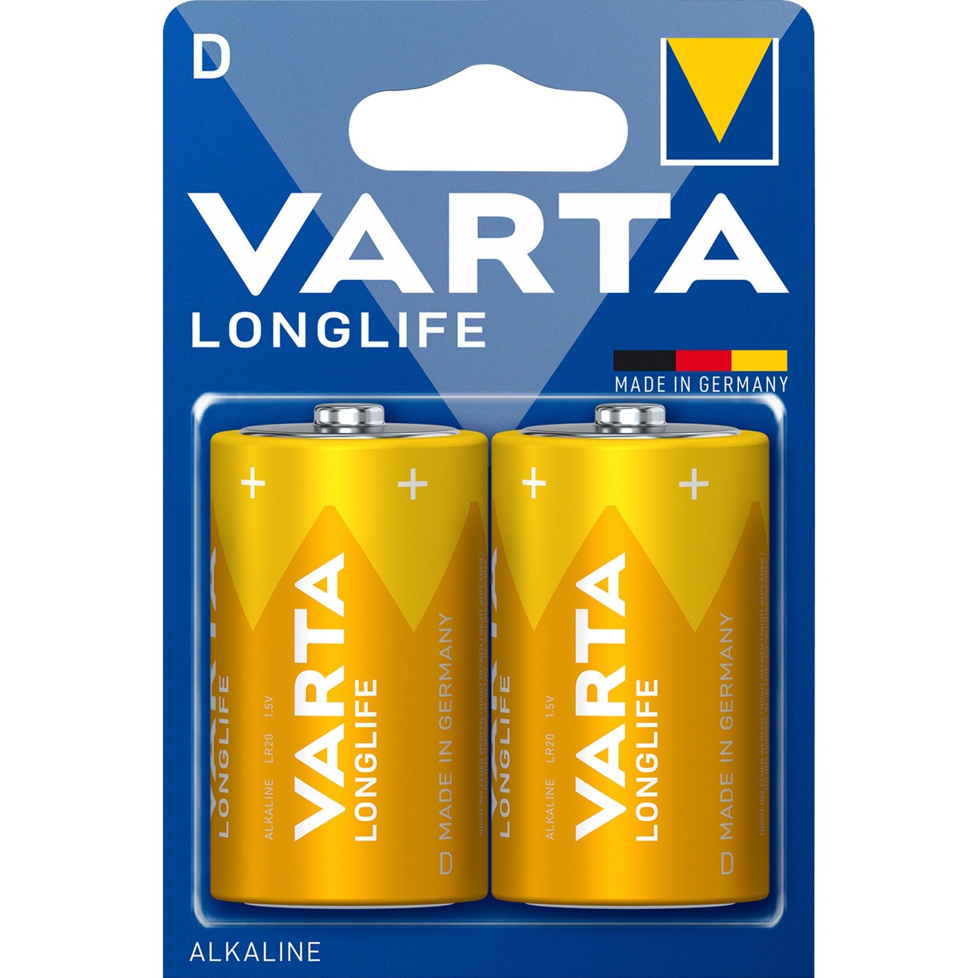 Longlife D, Batterie von Varta