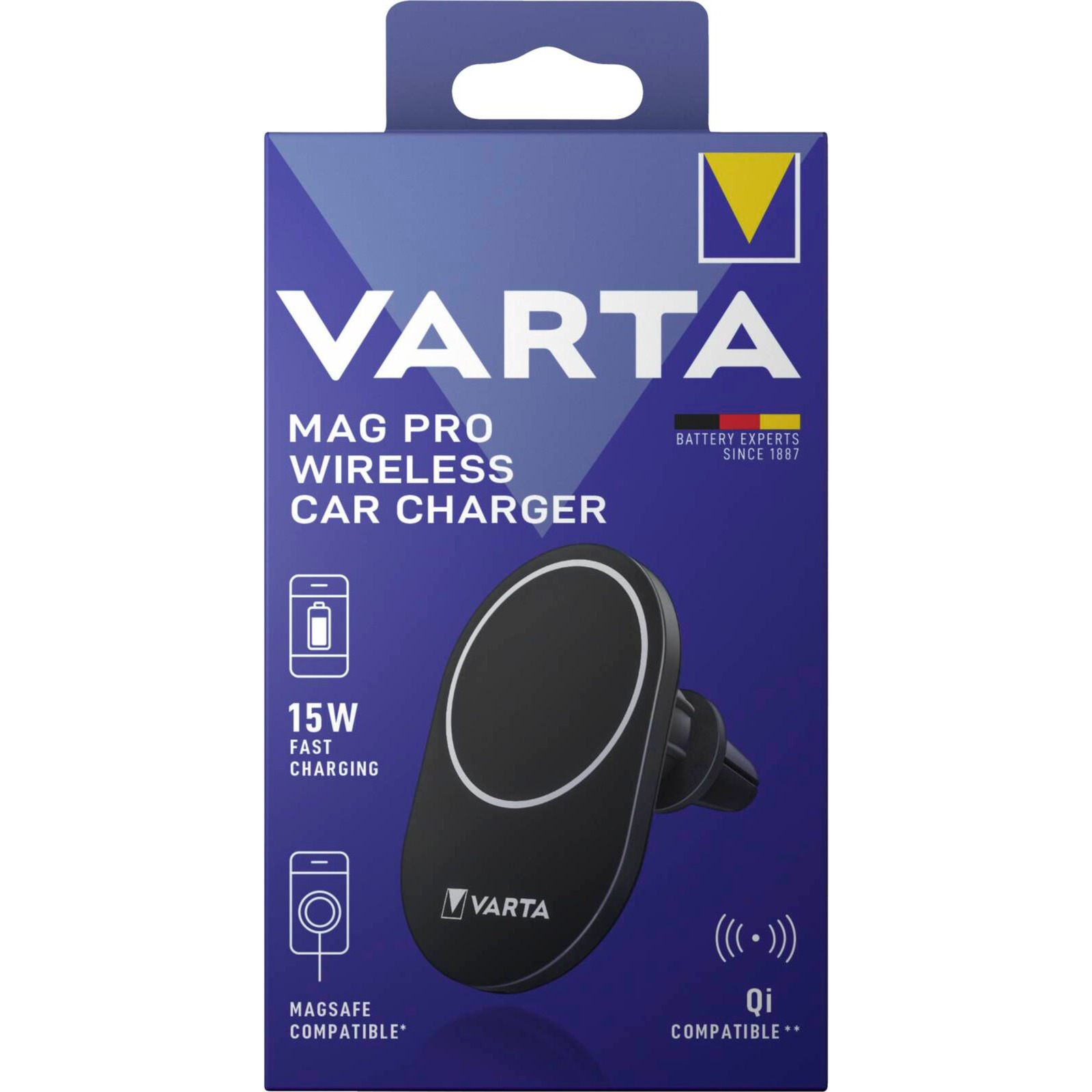 Mag Pro Wireless Car Charger, Ladegerät von Varta