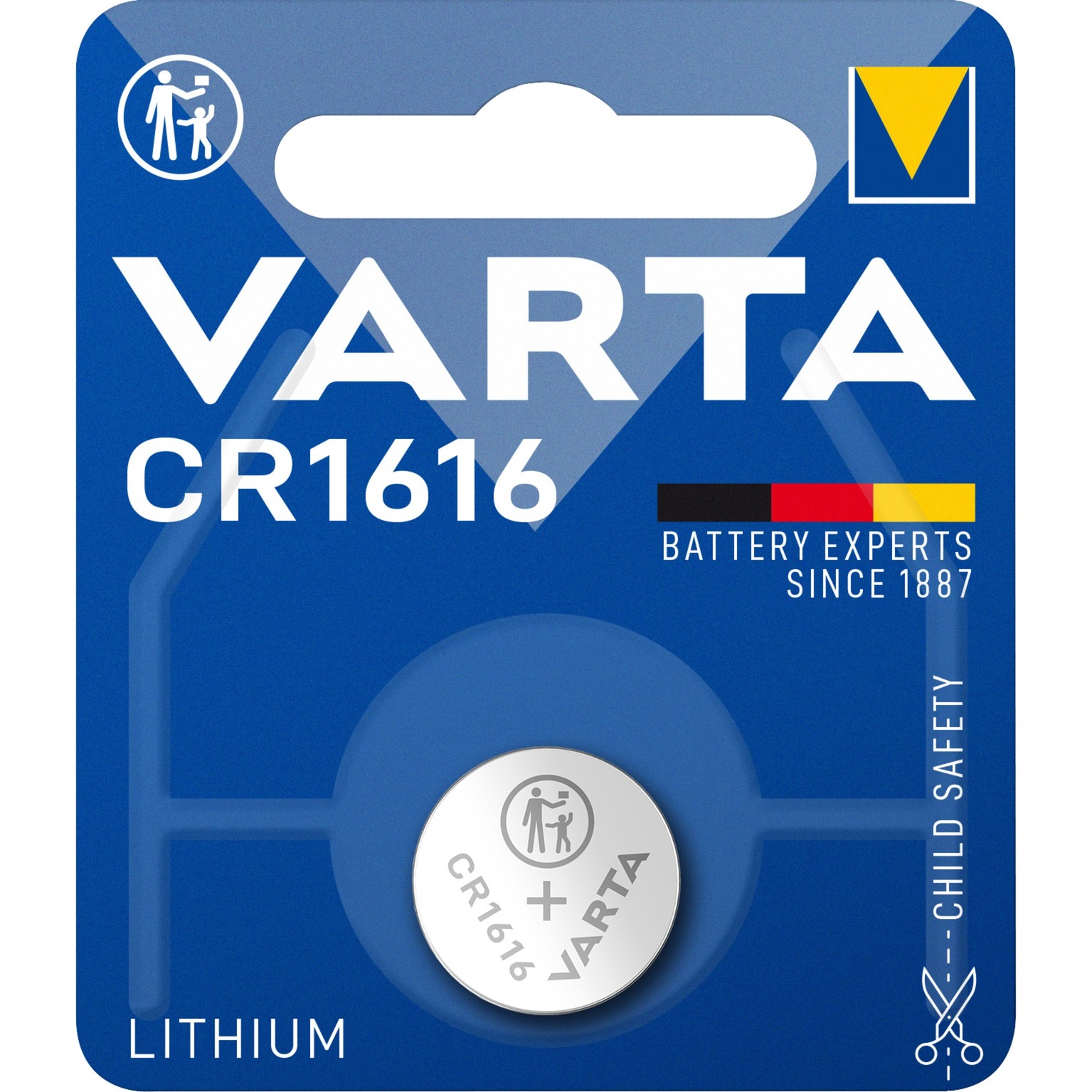 Professional CR1616, Batterie von Varta