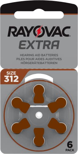 RAYOVAC Hörgerätebatterien, Batterien Knopfzellen für Hörgerät, 60 Stück, Größe 312 RAYOVAC Hörgerätebatterien, Batterien Knopfzellen für Hörgerät, 60 Stück, Größe 312 von Varta