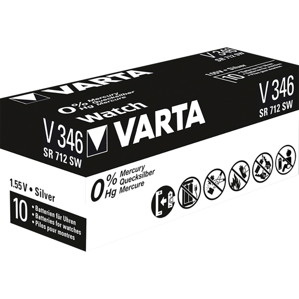 V346 SR712, Batterie von Varta