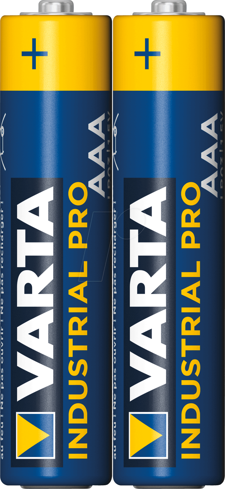 VAR IND2 MICRO - Industrial PRO, Alkaline Batterie, AAA (Micro), 2er-Pack von Varta