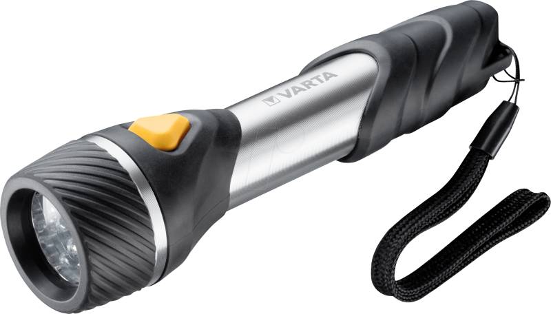 VAR LED DL F20 - LED-Taschenlampe Day Light, 40 lm, silber / grau von Varta
