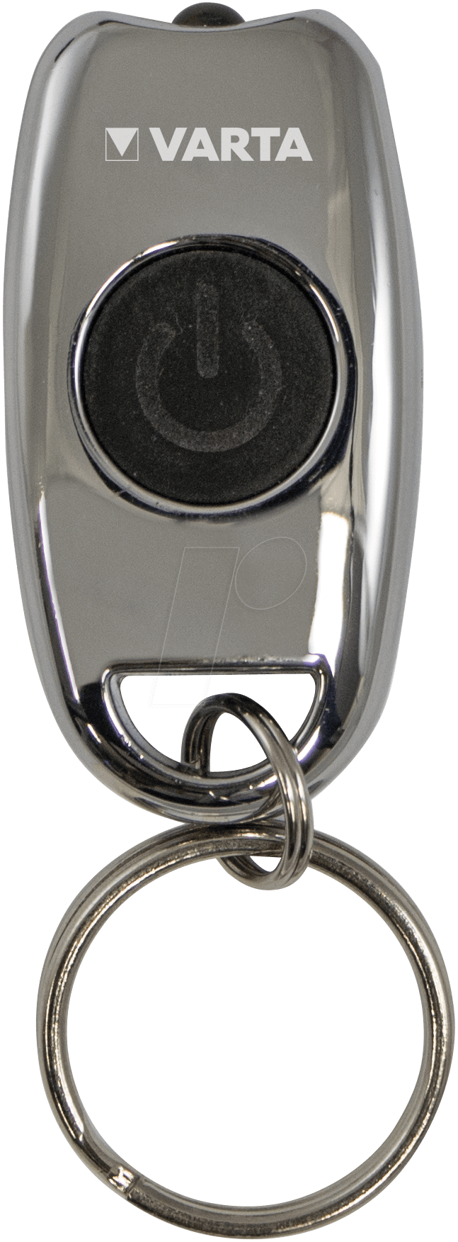 VAR LED MKCL - LED-Taschenlampe Metal KeyChain Light, 15 lm, silber, 2x CR2016 von Varta