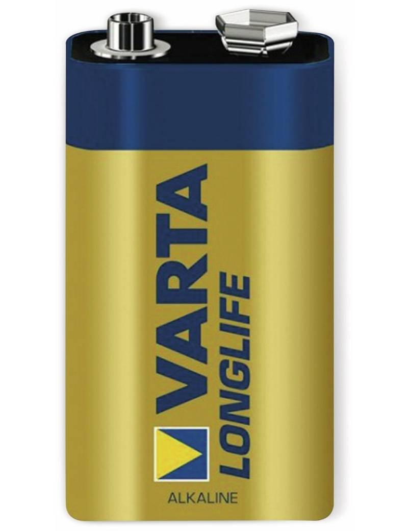 VARTA 9V-Blockbatterie LONGLIFE, 1St. von Varta