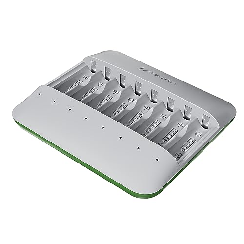 VARTA Akku Ladegerät, Batterieladegerät für wiederaufladbare AA/AAA Batterien, bis zu 8 Akku, Eco Charger Pro Multi, Einzelschachtladung, Gehäuse aus 75% recyceltem Material, unbestückt VARTA Akku Ladegerät, Batterieladegerät für wiederaufladbare AA/AAA Batterien, bis zu 8 Akku, Eco Charger Pro Multi, Einzelschachtladung, Gehäuse aus 75% recyceltem Material, unbestückt von VARTA