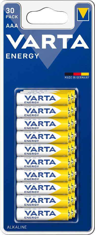 VARTA Alkaline Batterie Energy, Micro (AAA/LR3), 30er Pack von Varta