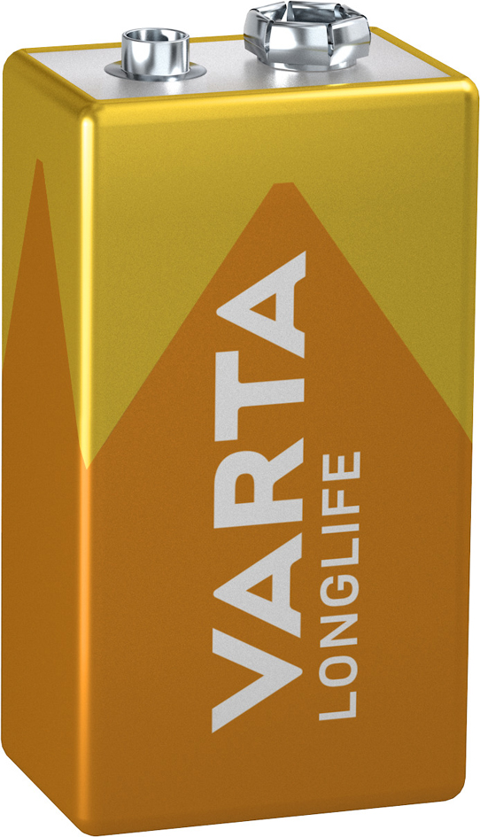 VARTA Alkaline Batterie Longlife, E-Block (6LR61/6LP3146) von Varta